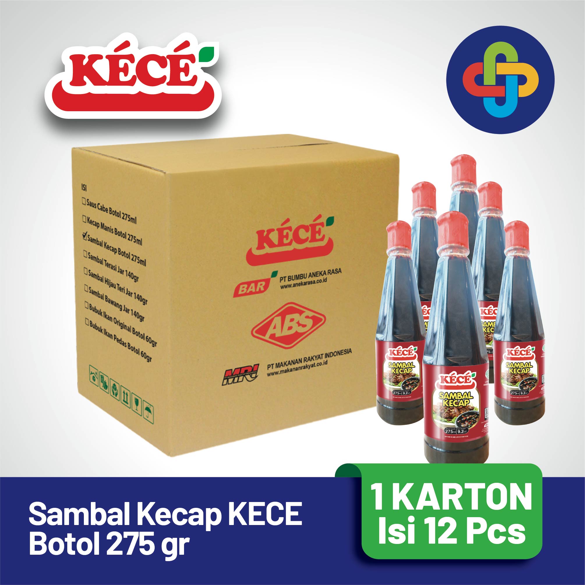 Sambal Kecap KECE Botol 275 gr